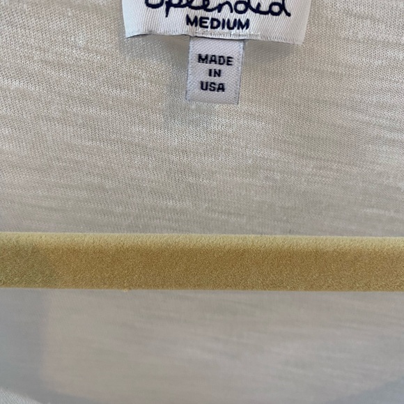 Splendid Buttery Soft Long Sleeve Knot-Front Top - Picture 3 of 3